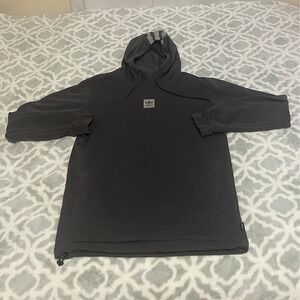 Adidas Hoodie Mens‎ Size S Gray Pullover Long Sleeve 3 Stripe Athleisure